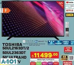 TOSHİBA 50 4K ANDROİD SMART LED TV AKILLI TELEVİZYON TOSHİBA 50 4K ANDROİD SMART LED TV AKILLI TELEVİZYON